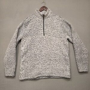 Weatherproof Vintage Men's Sherpa Quater Zip Long Sleeve Sweater Size XL‎